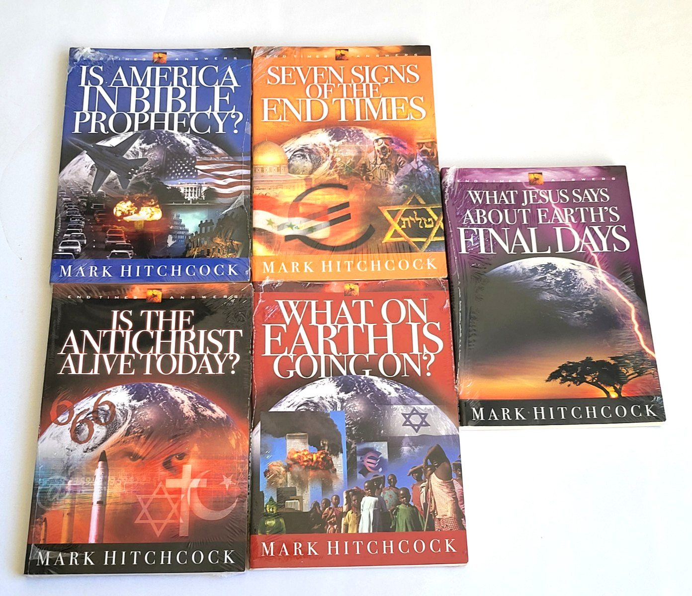 Mark Hitchcock _End Times Answers (5 Paperback Book Lot ) Nice