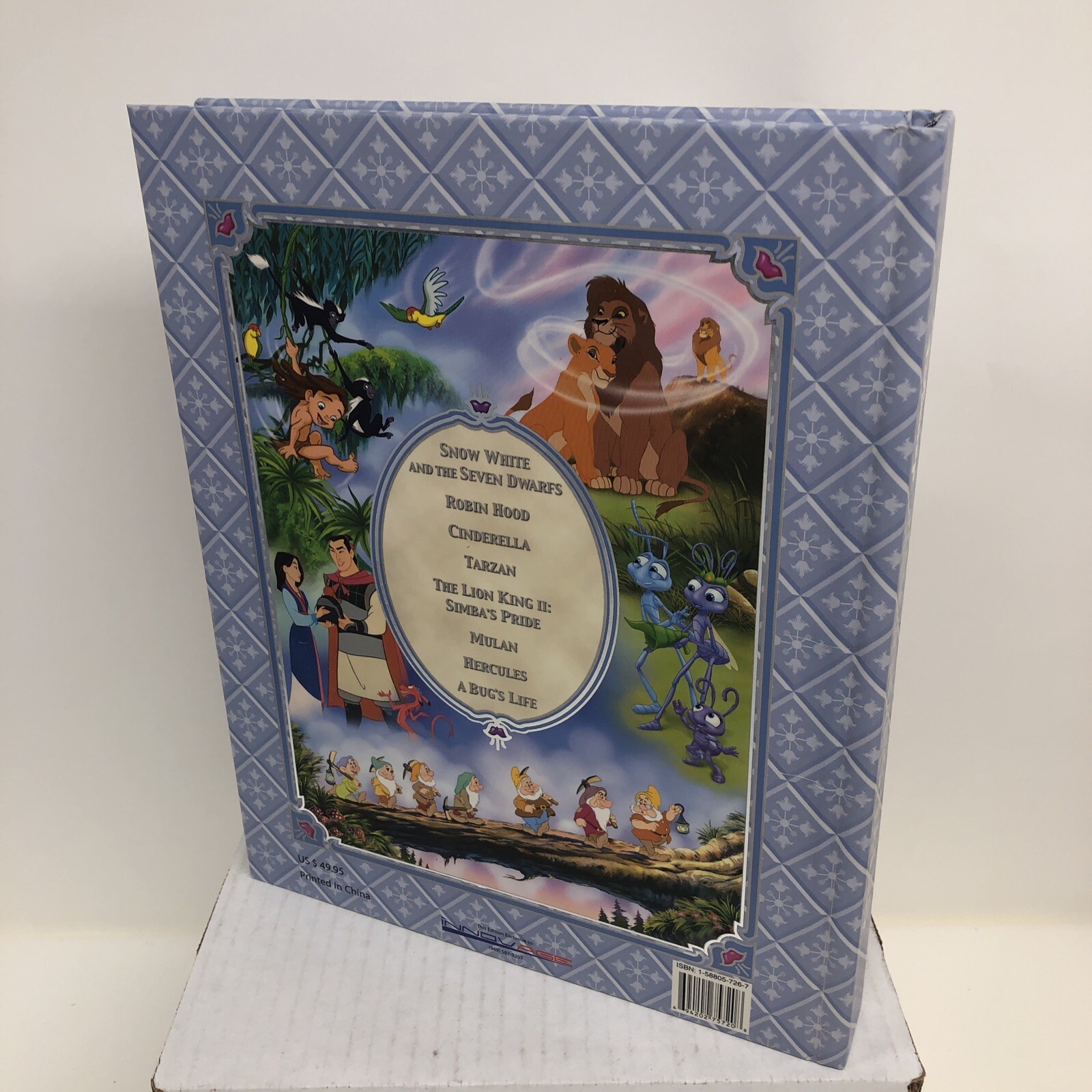 2005 Disney Charming Tales Book Hardcover Illustrated (301 pages)