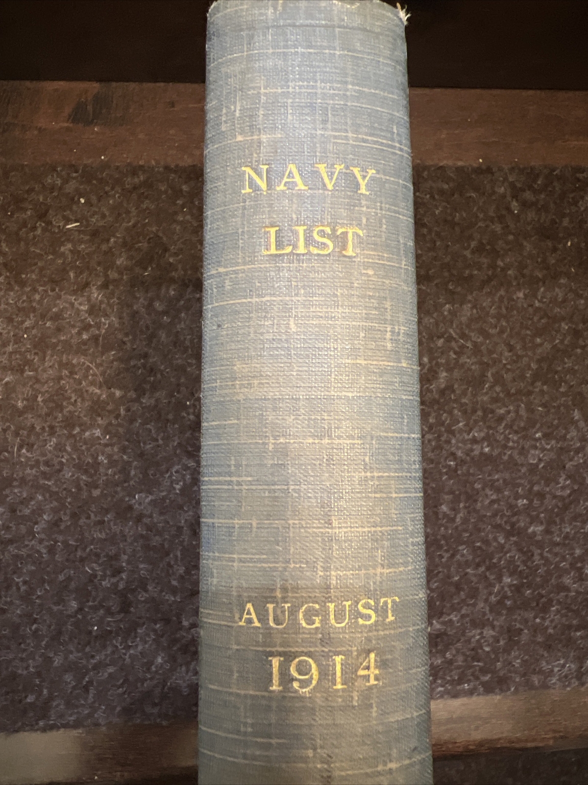 The Monthly Navy List August 1914 London United Kingdom British Royal Marines