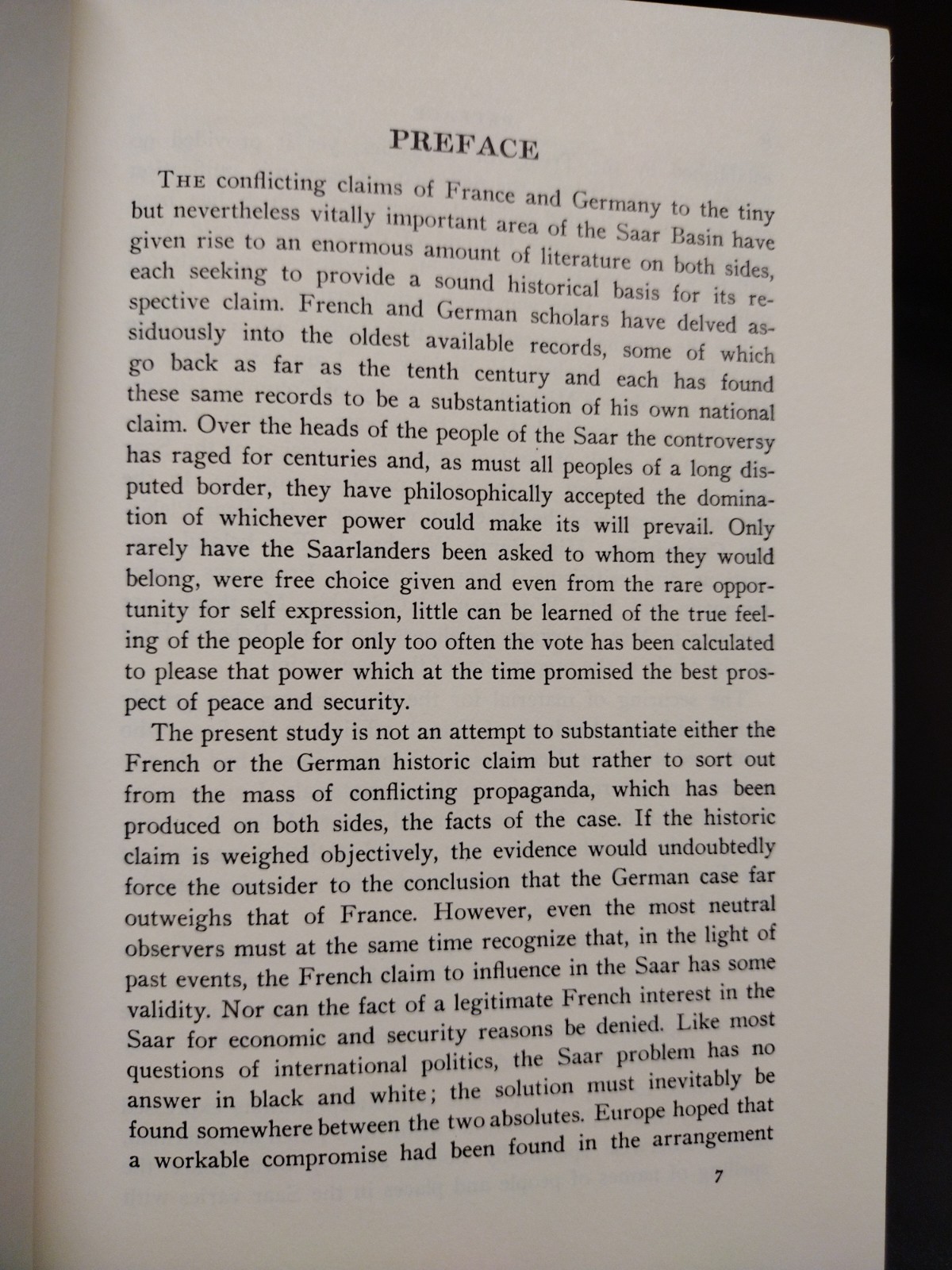 France and the Saar 1660-1948 Laing Gray Cowan Columbia University Studies 1966