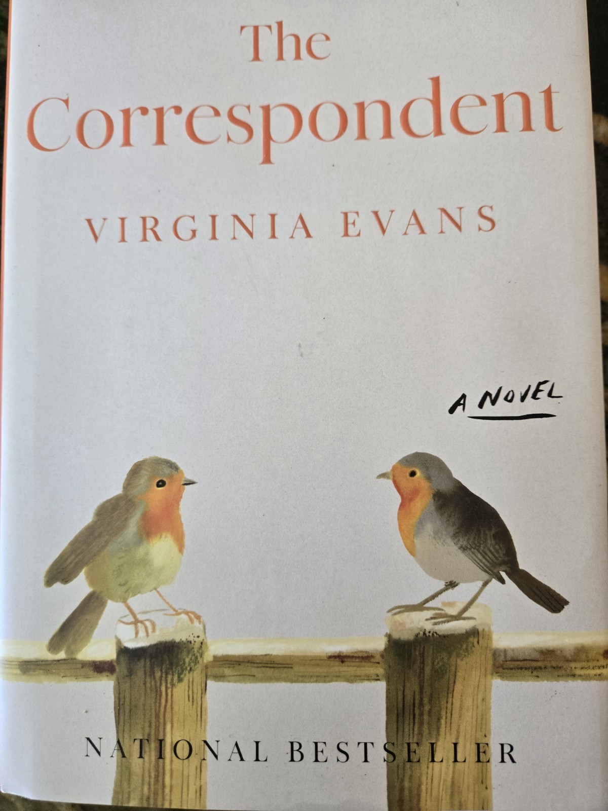 SIGNED The Correspondent by Virginia Evans, 2025, Hardcover, Dust Jacket
