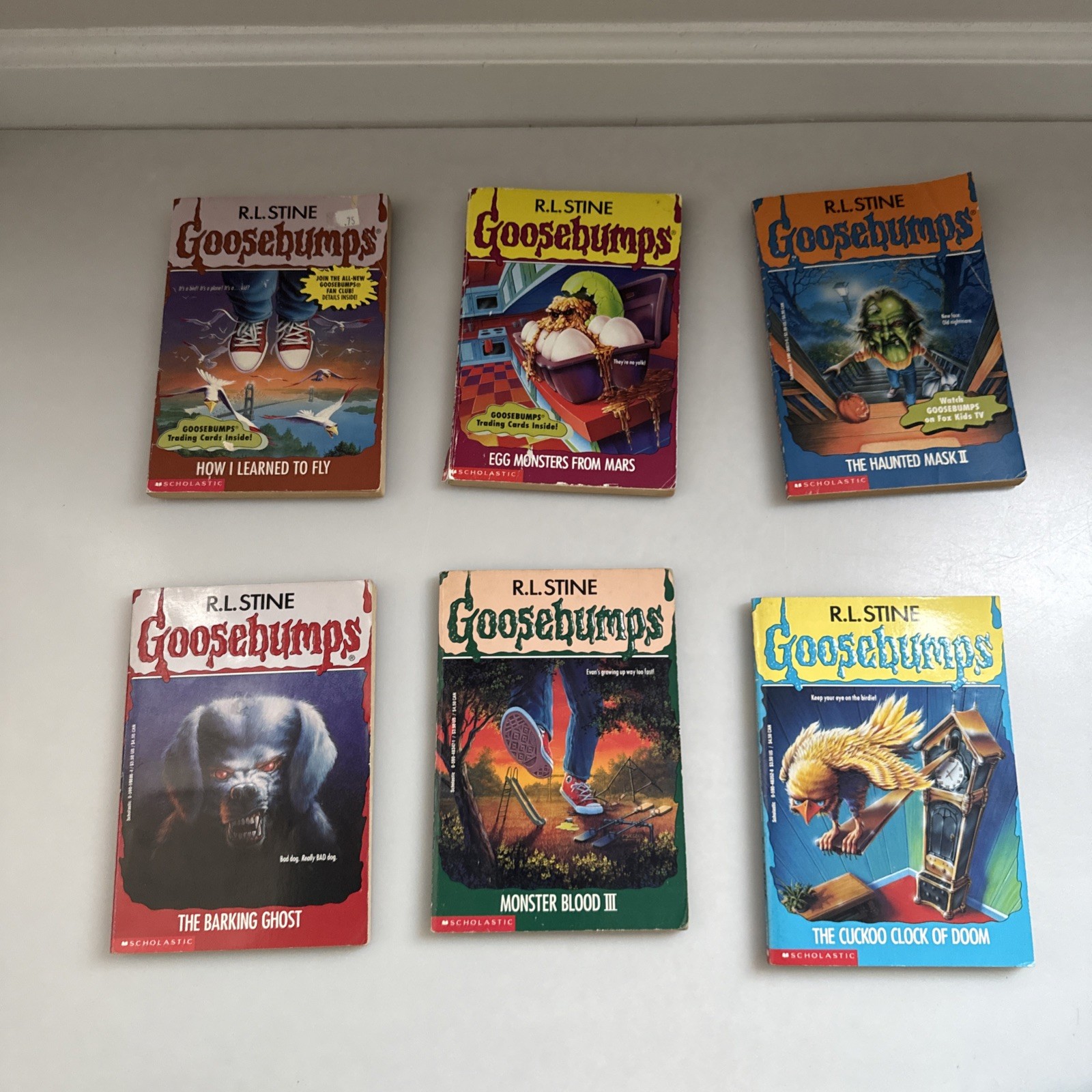 VTG 1990’s Goosebumps Book Lot 12 1st Editions Paperback R. L. Stine Books