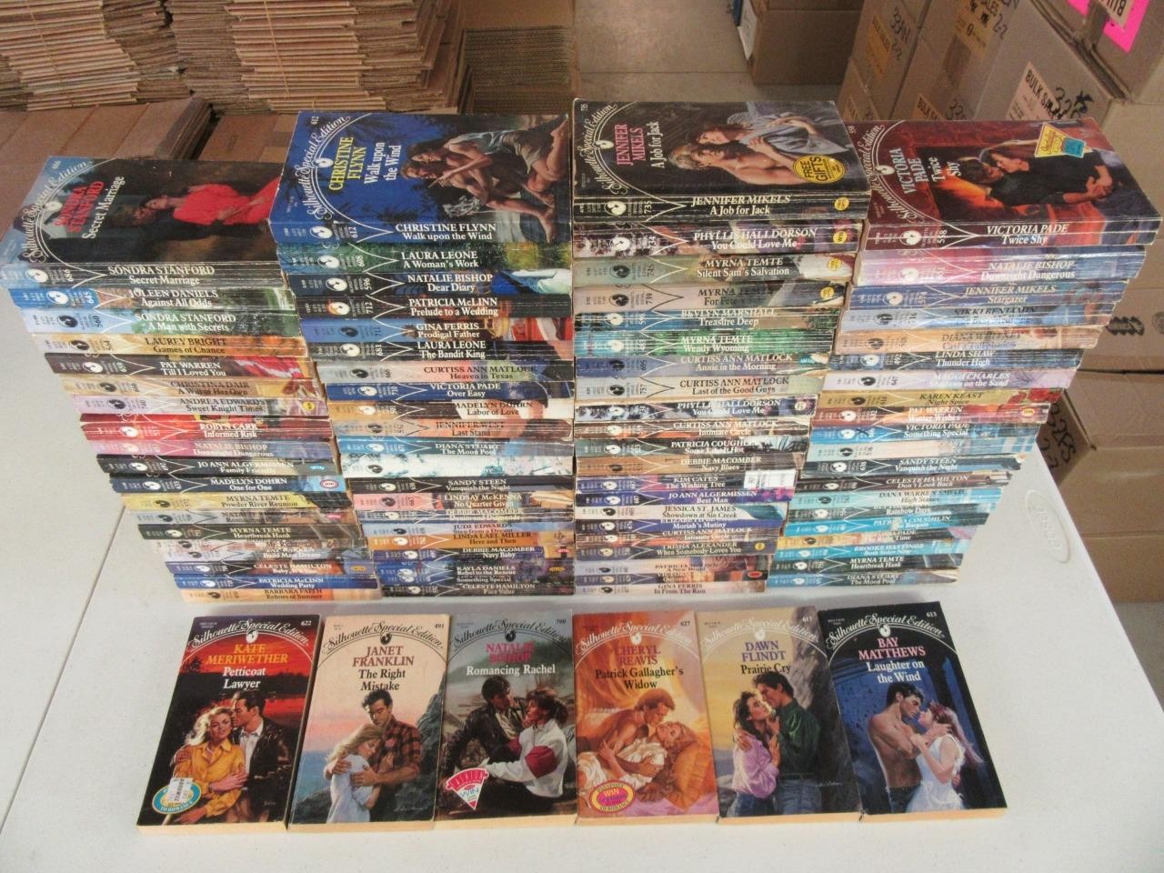 HUGE Lot of (87) VINTAGE 1990s SILHOUETTE SPECIAL EDITION SERIES Romance Books