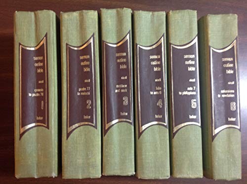 Preachers Homiletic Library (Sermon Outline Bible, 6 Volume Set)