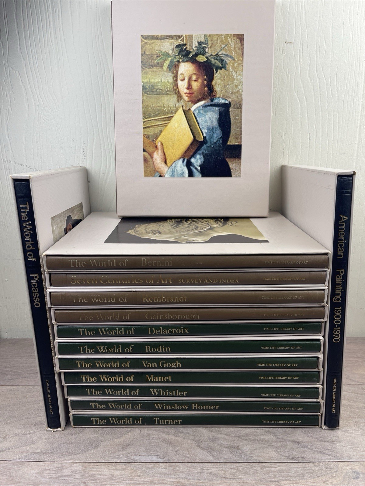 Time-Life Library of Art Lot Of 14 Volumes in Slipcases Picasso Rembrandt Manet