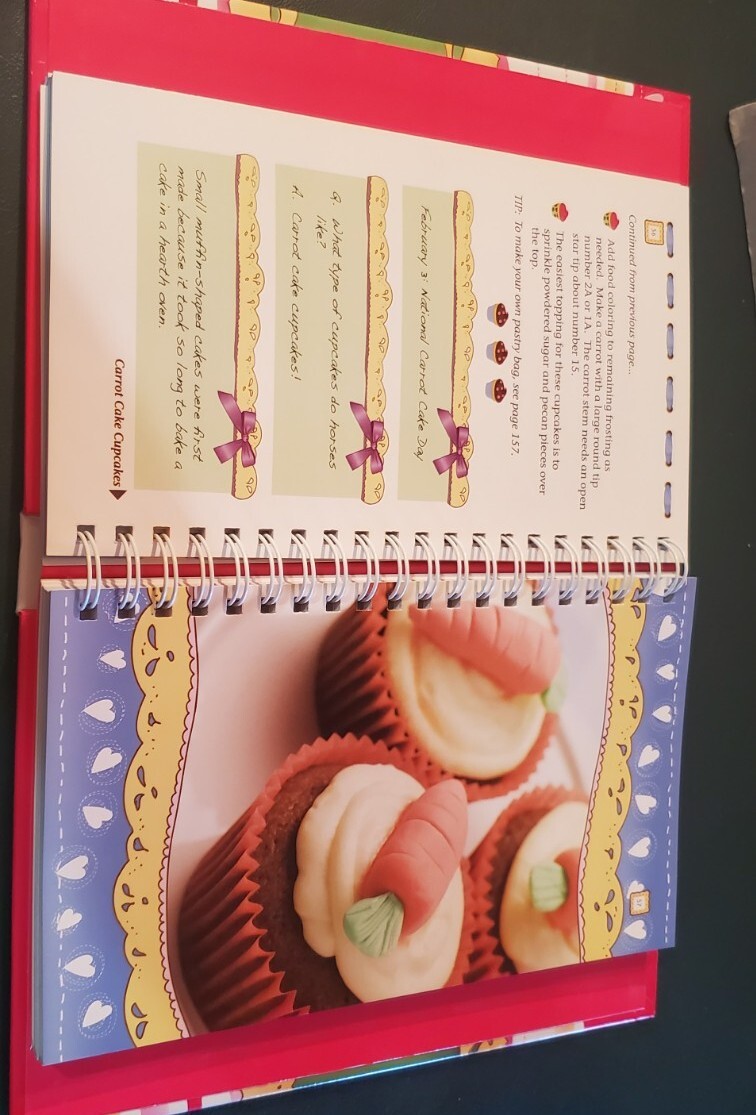 NEW “EASY CUPCAKE RECIPES” Hardback Spiral 2010 Cookbook Resources LLC 174 Pages