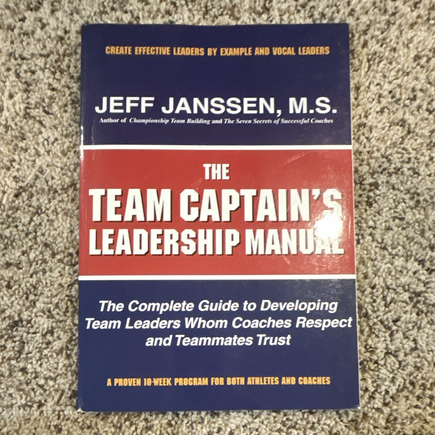Jeff Janssen M.S. The Team Captain’s Leadership Manual Paperback Sports