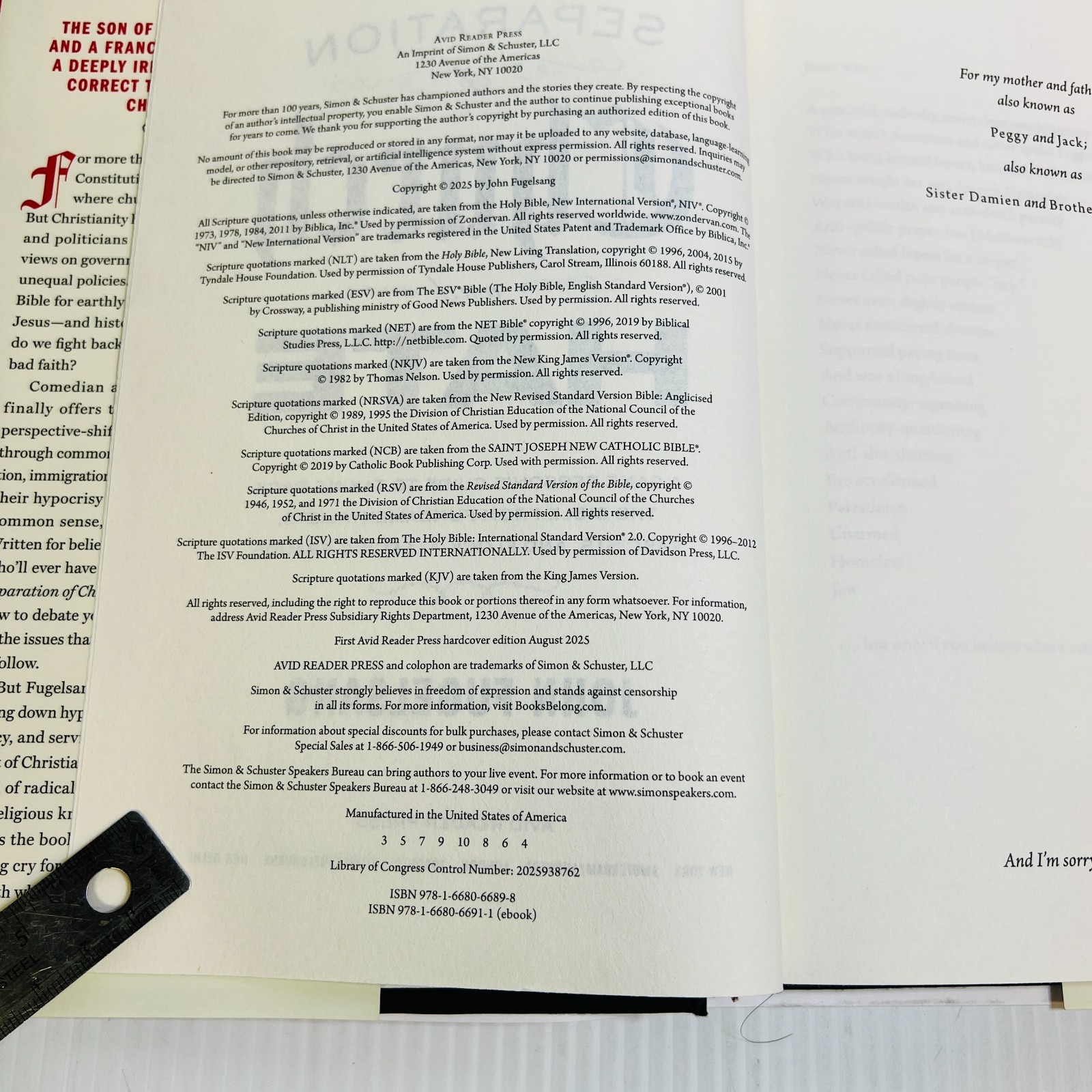 Separation of Church and Hate: A Sane Person’s Guide to Taking Back the Bible