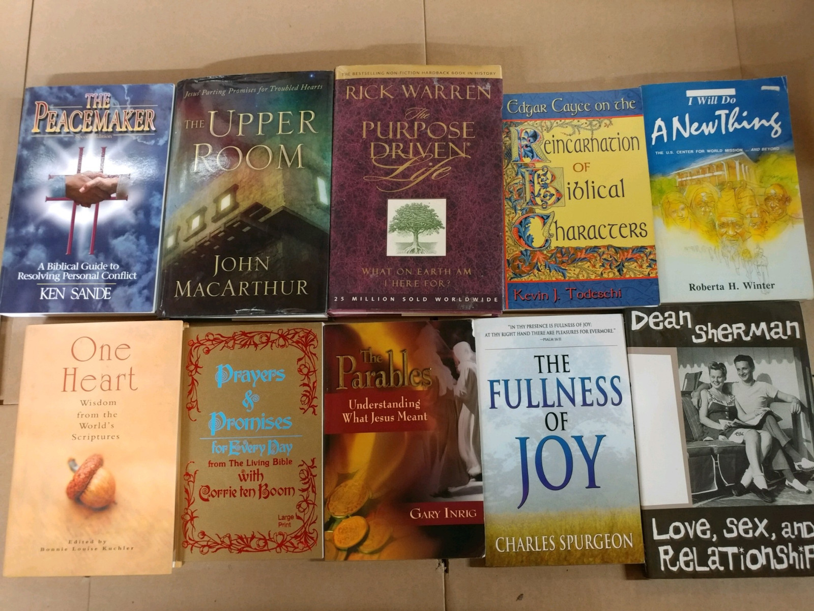Lot of 20 Christian Prayer Bible Jesus Christ Stories Religion Book RANDOM*MIX