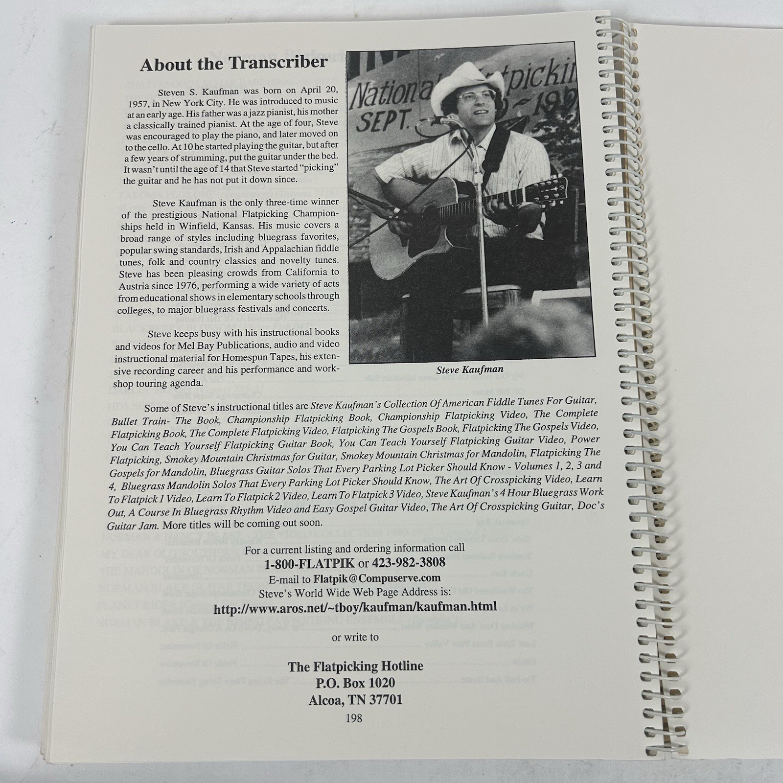 The Norman Blake Anthology Mel Ray Spiral Bound Edition