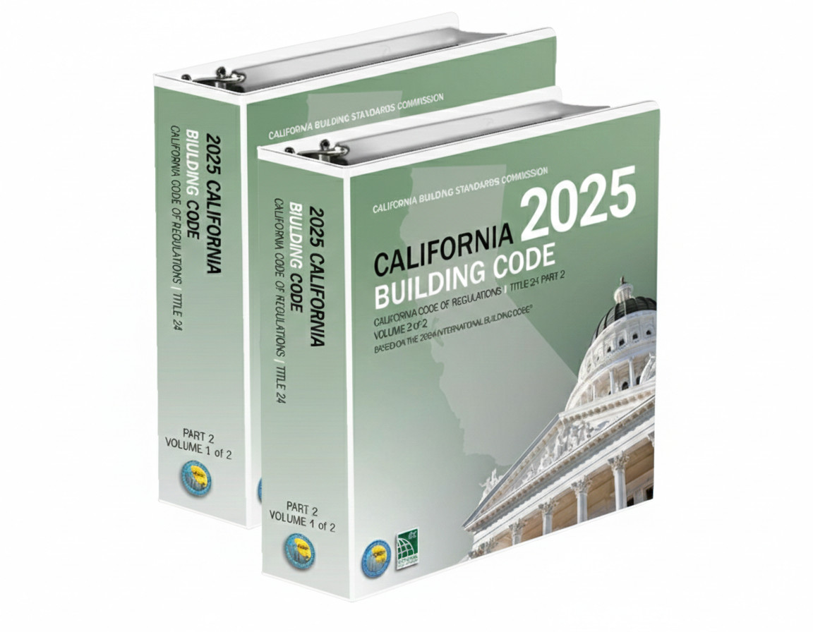 2025 California Building Code – (Volumes 1 & 2) – ISBN 9781967590