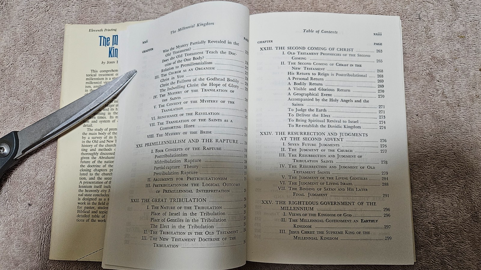 ‡ ✝️ Millennial Kingdom by Walvoord • 1977 11th Printing HCDJ Dispensational