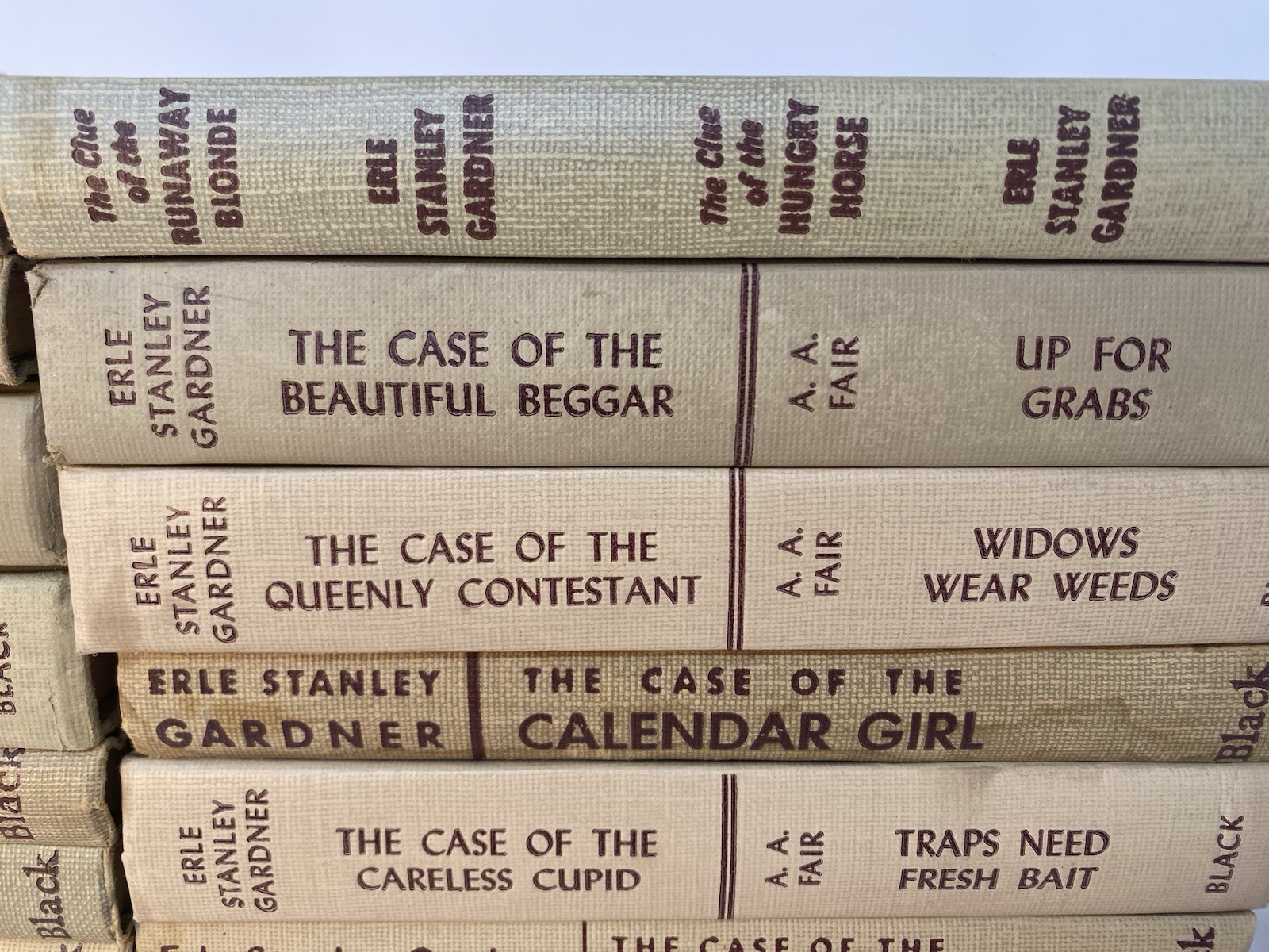 Perry Mason Erle Stanley Gardner Mystery Lot of 25 Hardcovers 1950s 1960s