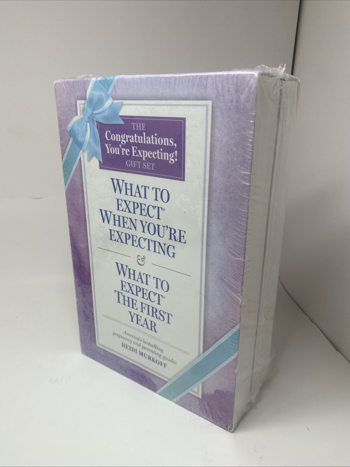 What to Expect Book Gift Set: When Expecting, The First Year. Sealed Murkoff