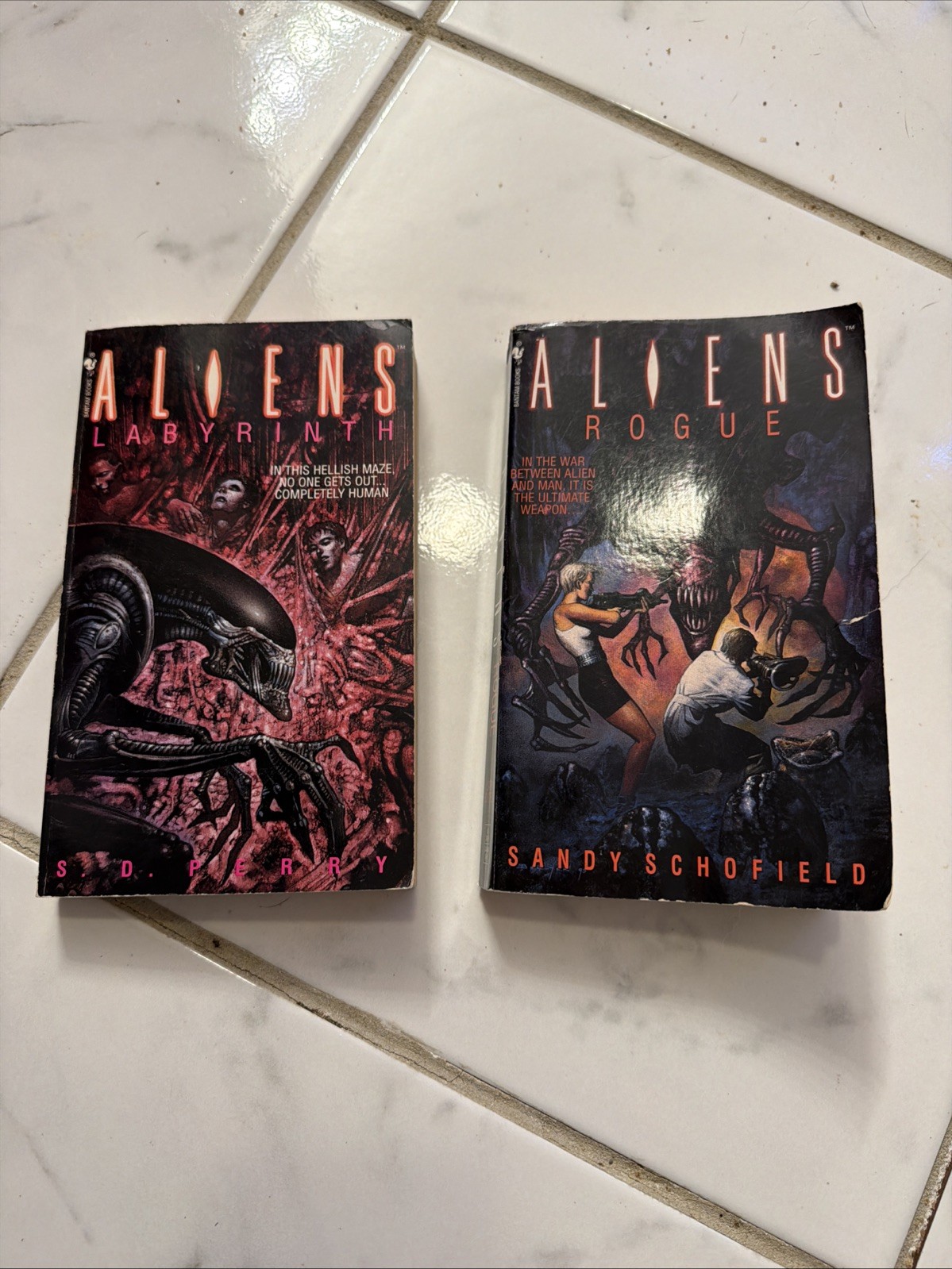 Aliens: Rogue and Labyrinth Paperback Lot 1st Print Vintage 1990s