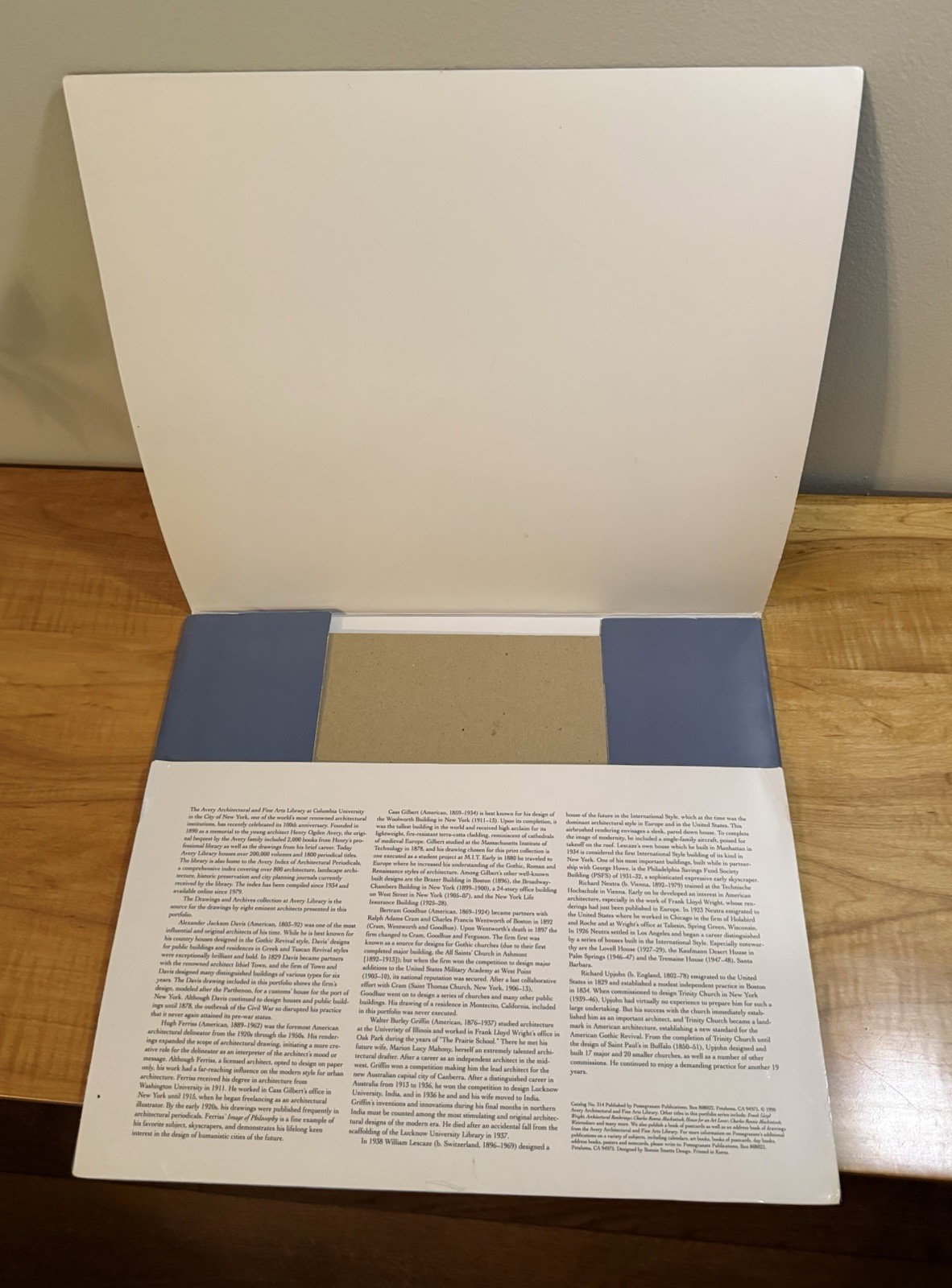 The Art of Architecture Print Portfolio | 8 prints 13″ x 15″ | Avery Library