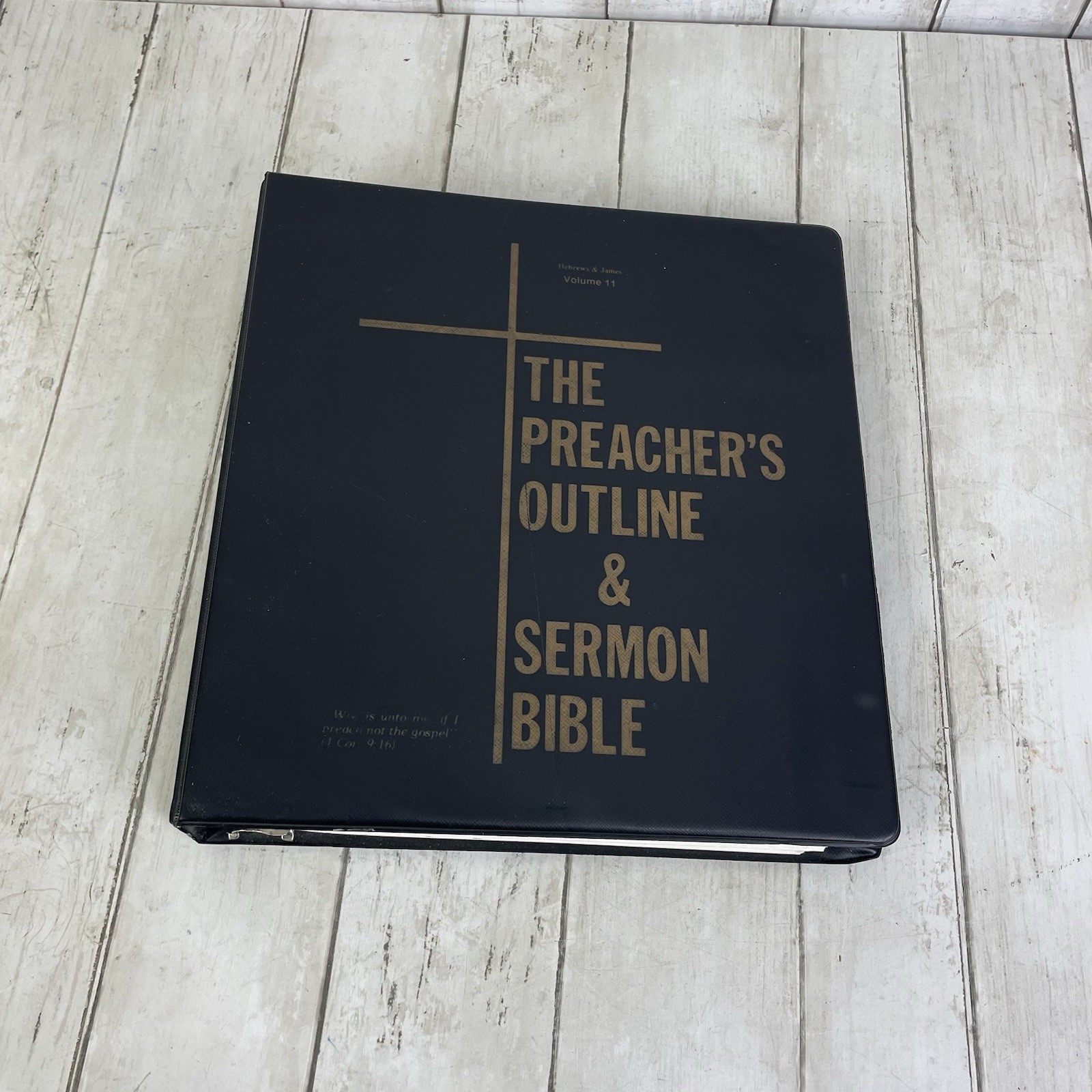 Preacher’s Outline & Sermon Bible KJV 3-Ring Binder – Hebrews & James Vol 2
