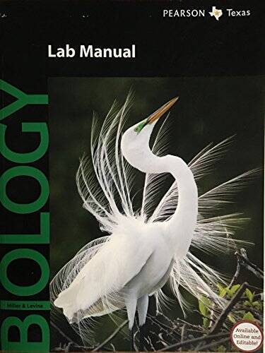PEARSON Texas Biology – Lab Manual – Paperback By Miller Levine – GOOD