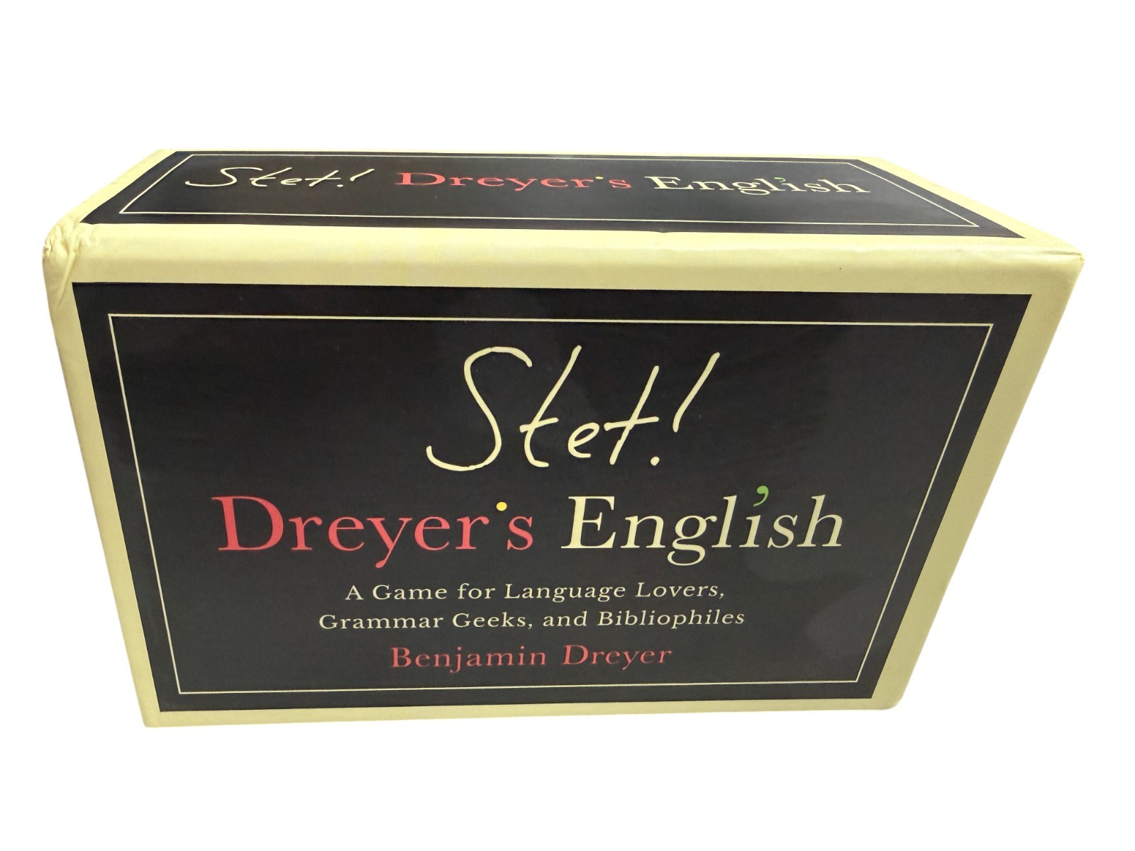 STET Dreyers Game of English by Benjamin Dreyer 9780593137857