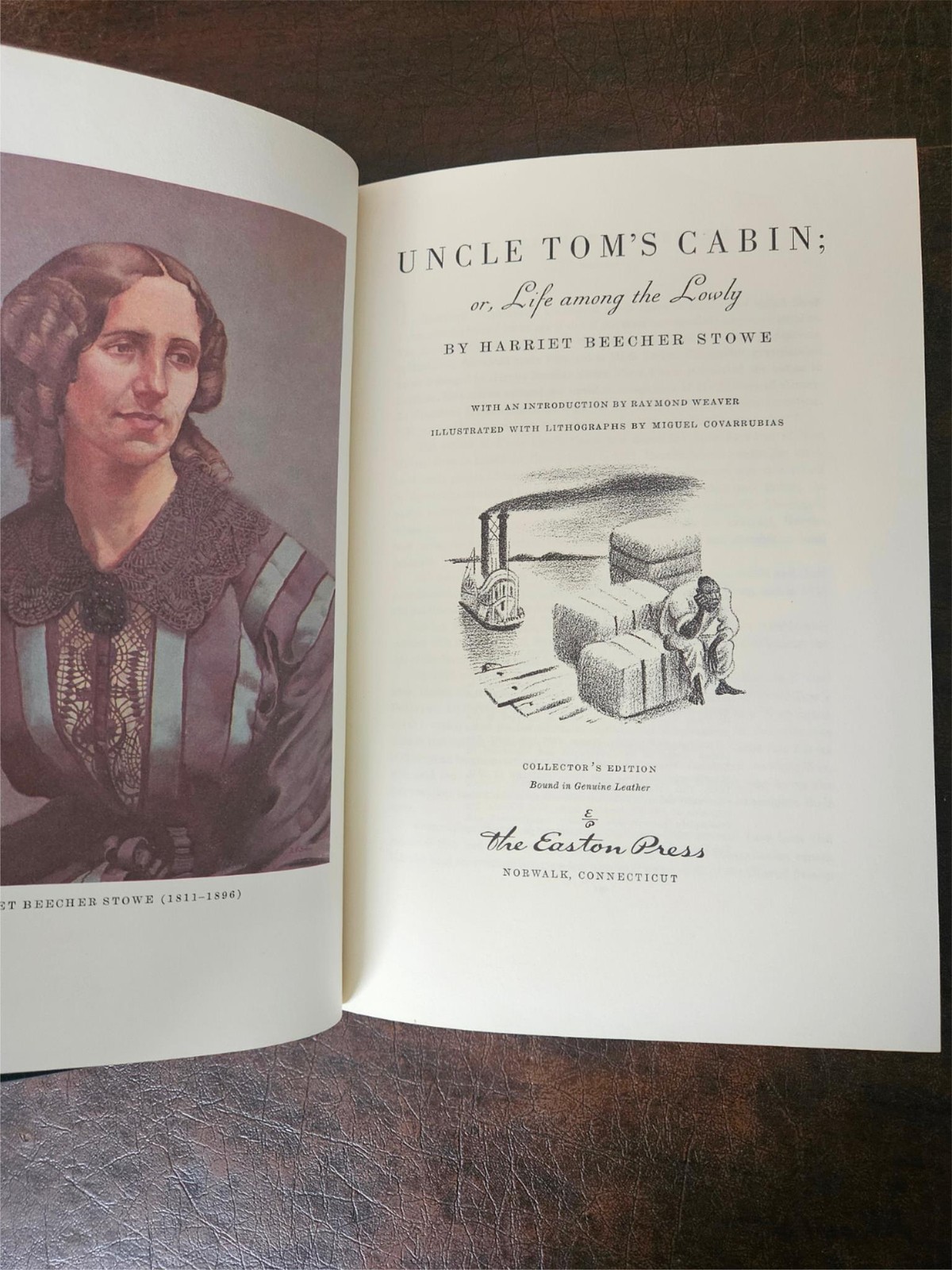 Easton Press Harriet Beecher Stowe: Uncle Tom’s Cabin 1979 leather bound