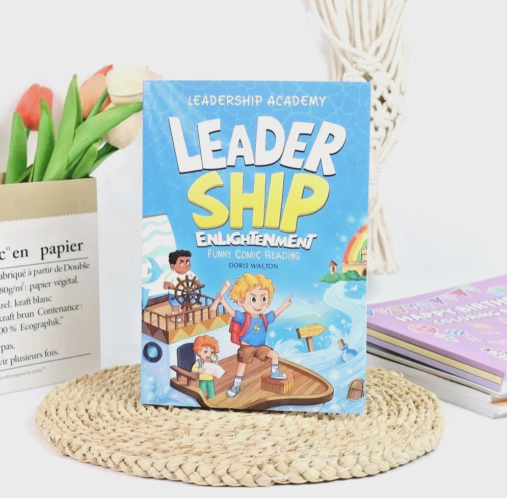 LEADER SHIP ENLIGHTENMENT Comic Book Kids Communication Leadership English