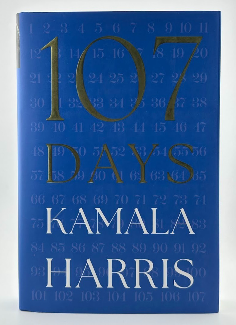 107 Days by Kamala Harris Hand Signed Book Vice President Under Joe Biden