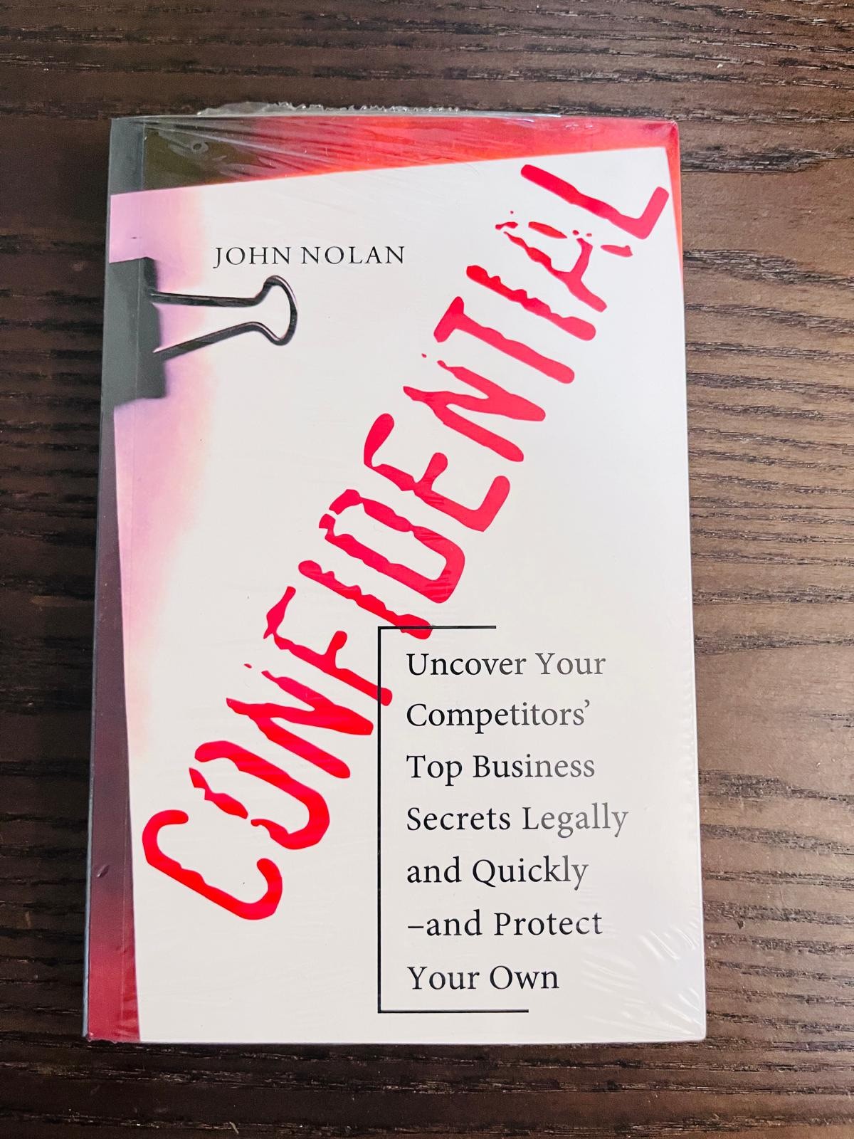 CONFIDENTIAL WRITTEN BY JOHN NOLAN BRAND NEW PAPERBACK