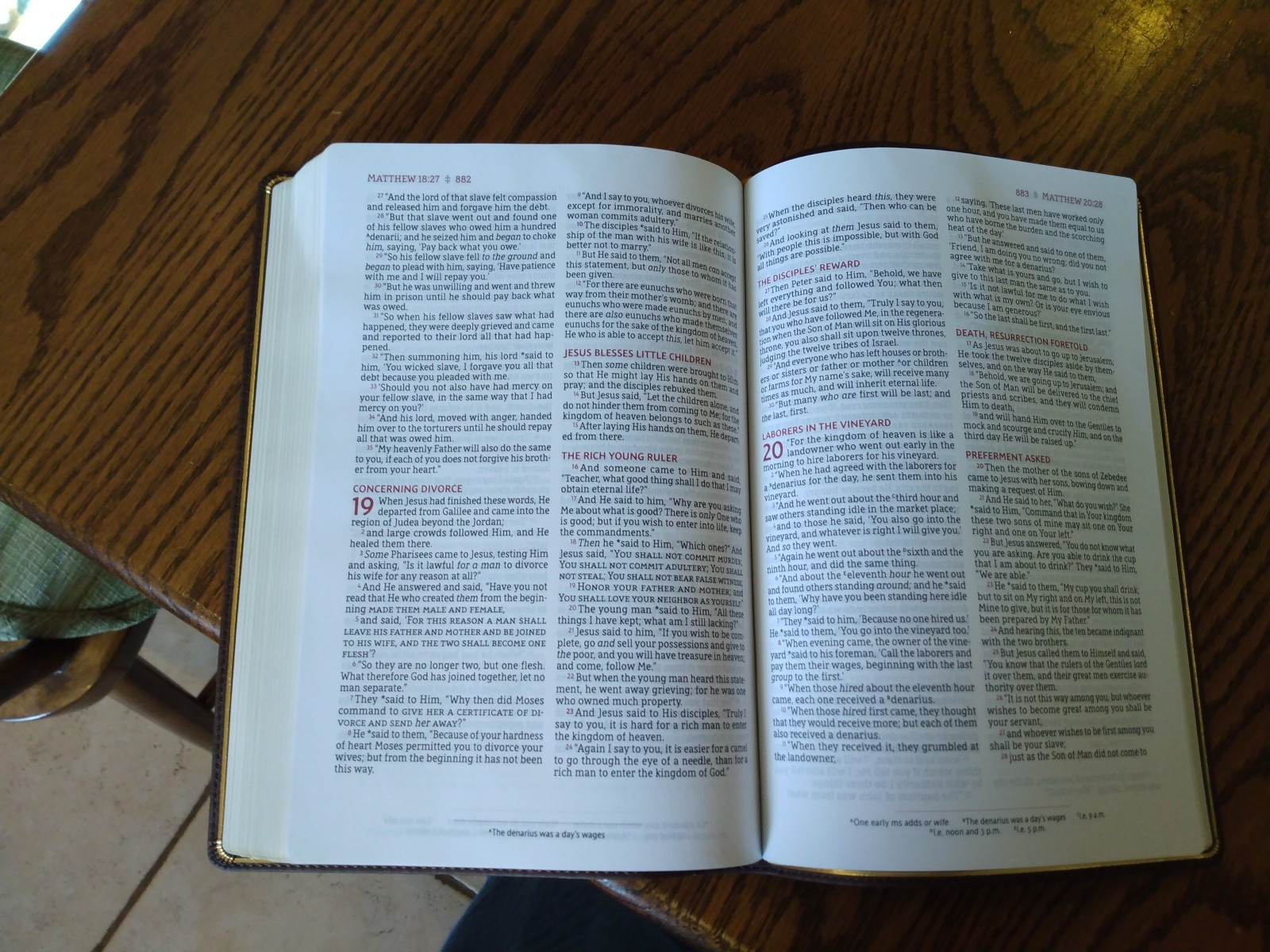 NASB 1995 Preachers Bible – $79.99 Retail – Brown LeatherSoft Lays Flat