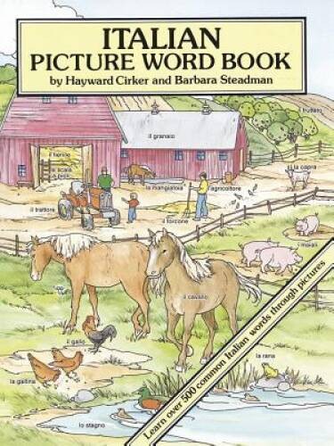 Italian Picture Word Book (Dover Childrens Language Activity Books) – VERY GOOD