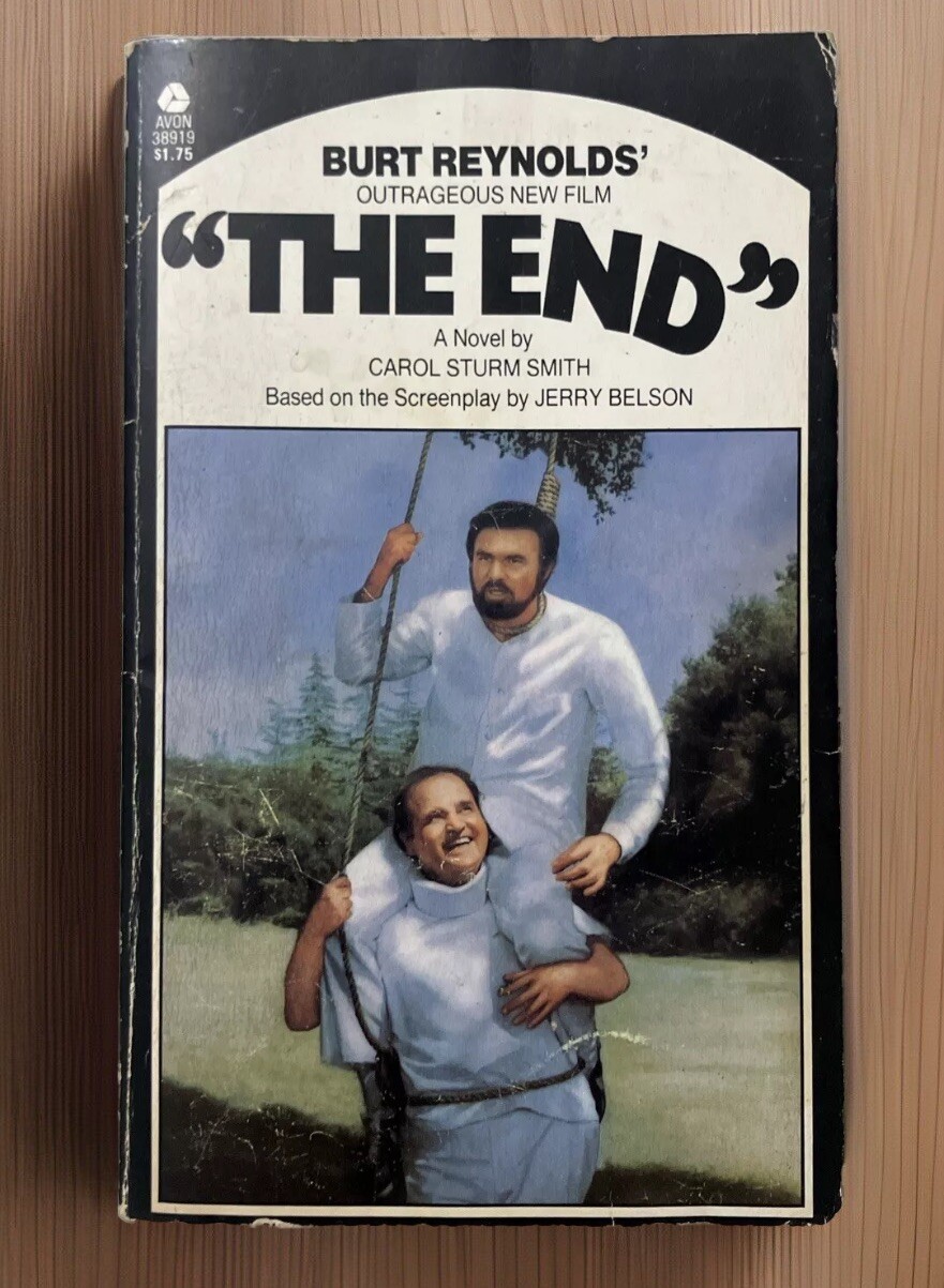 The End Movie Tie-In PB 1978 First Avon Printing Burt Reynolds VG Vintage