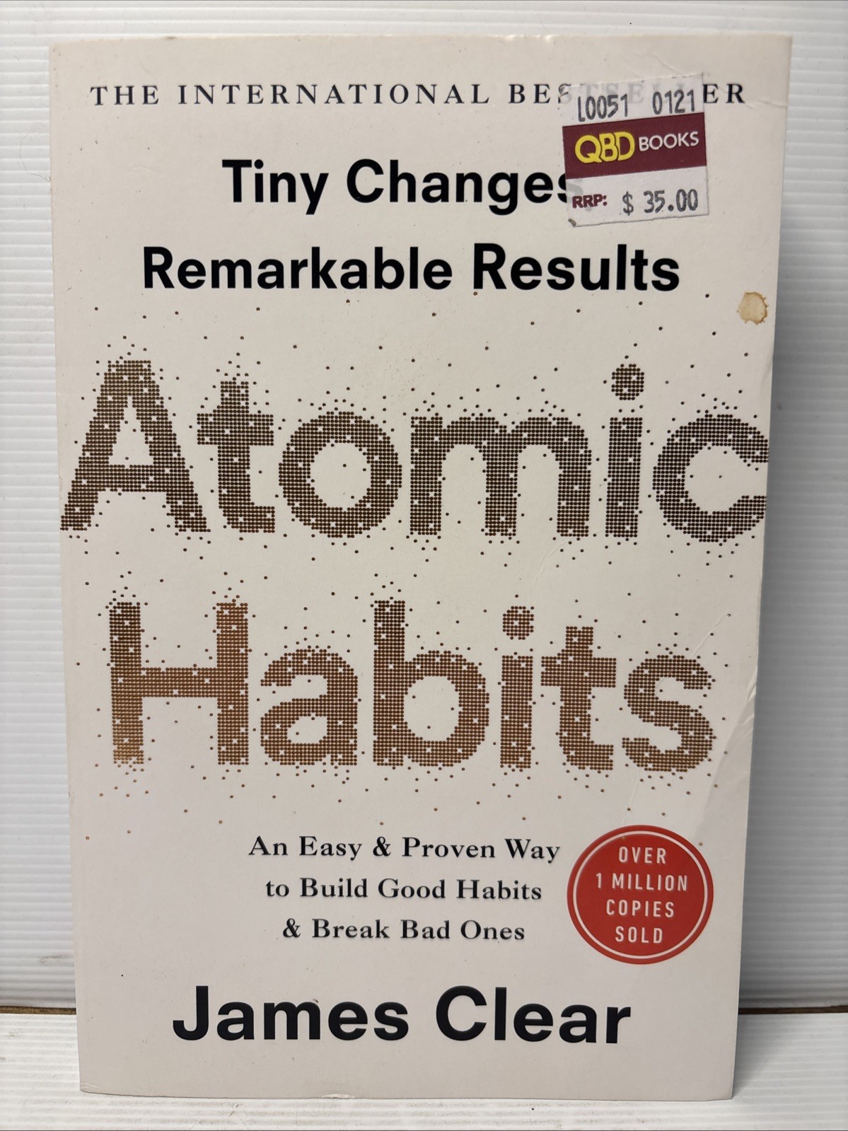 Atomic Habits: Tiny Changes Remarkable Results Self Improvement Book James Clear
