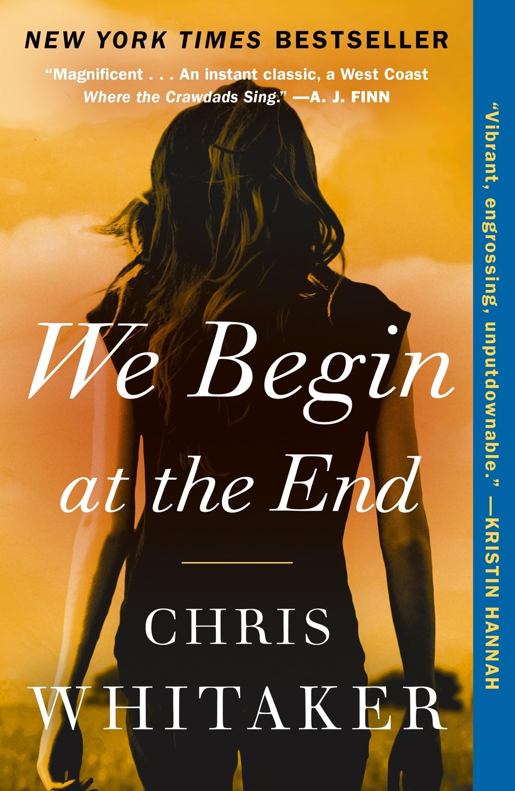 We Begin at the End – paperback Whitaker, Chris