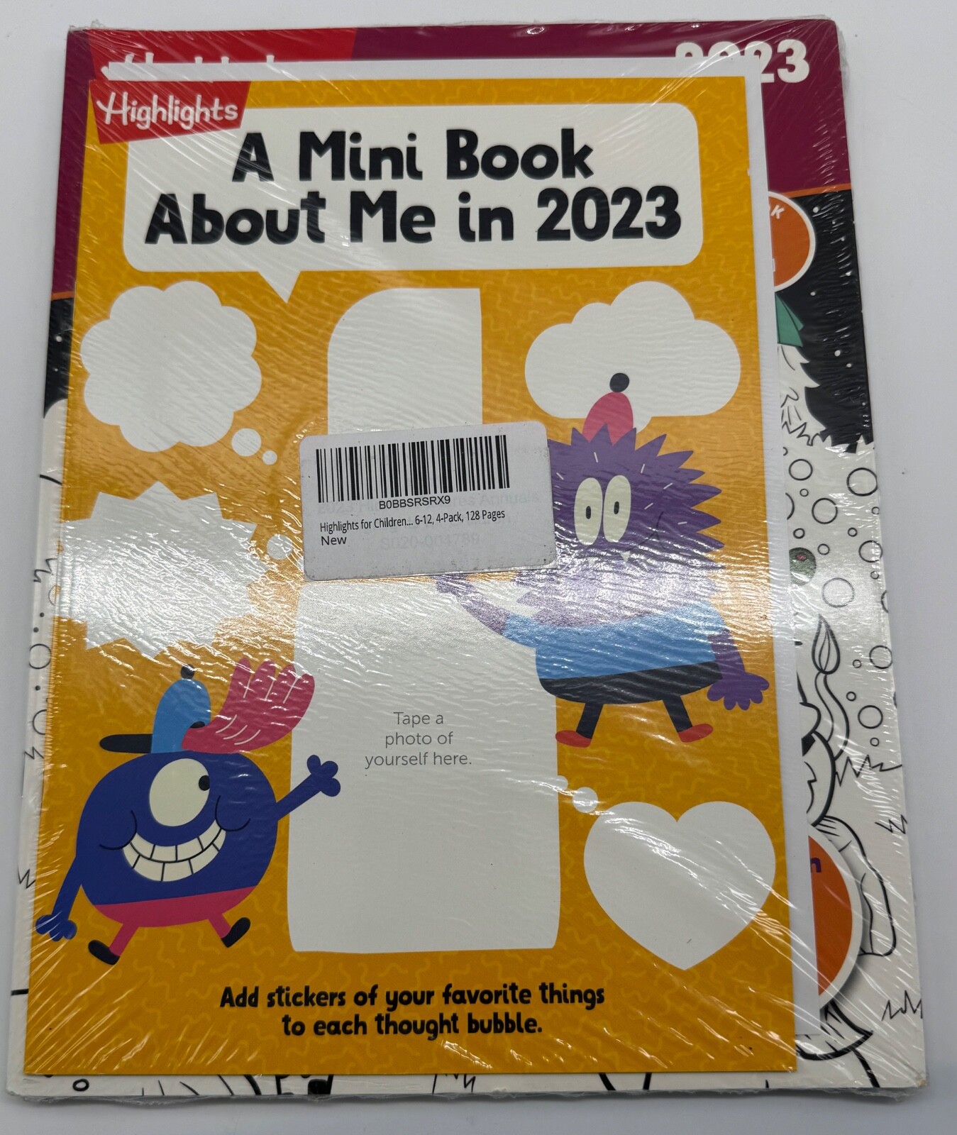 4 Pack Highlights For Children 6-12 Years 138 Pages Activity Books