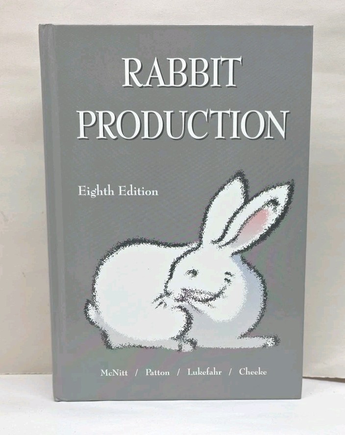 Rabbit Production 8th Edition Hardcover McNitt Patton Lukefahr Cheeke VGC