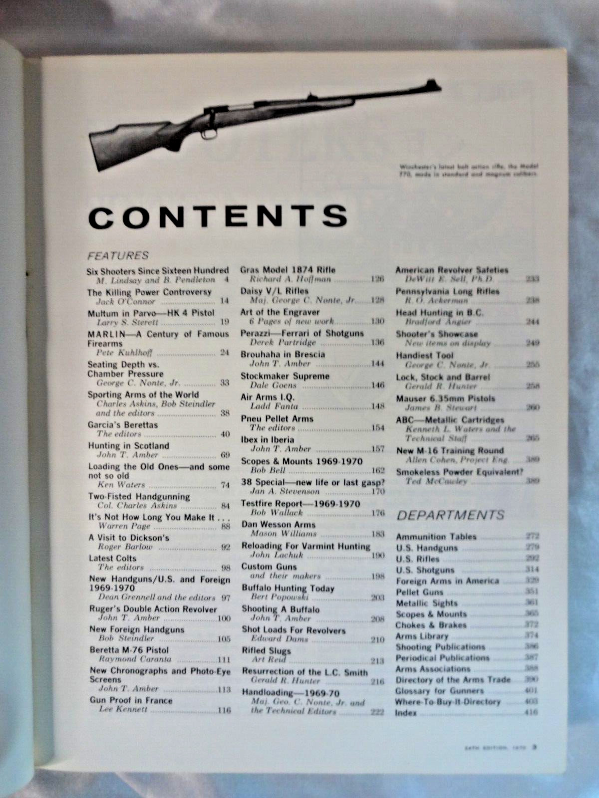 Gun Digest Vintage 1970 24th Anniversary Deluxe Edition Paperback 416 pages