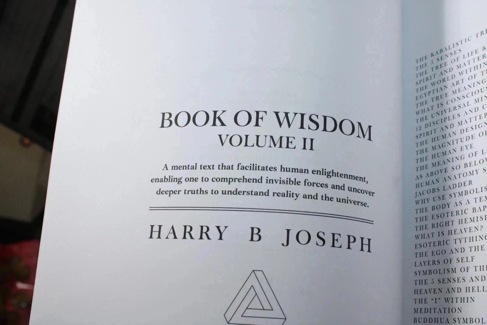 Book of Wisdom Volumes 1 & 2 by Harry B. Joseph 2-Book Spiritual Set USA Stock