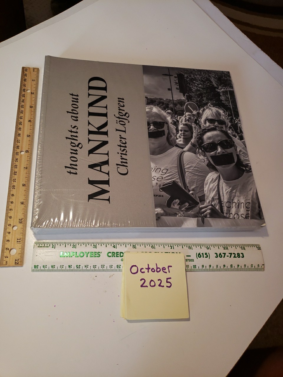 MAN – Thoughts About Mankind, Christer Löfgren, Paperback Book Sealed