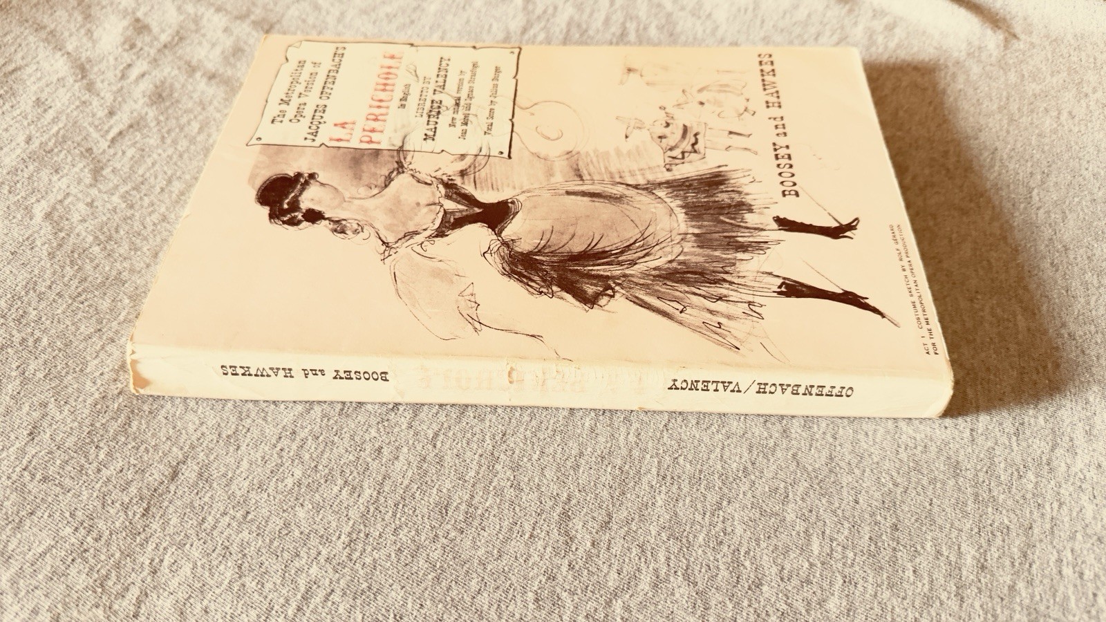 La Perichole Libretto Book Jacques Offenbach Boosey and Hawkes 1957, 241 Pages