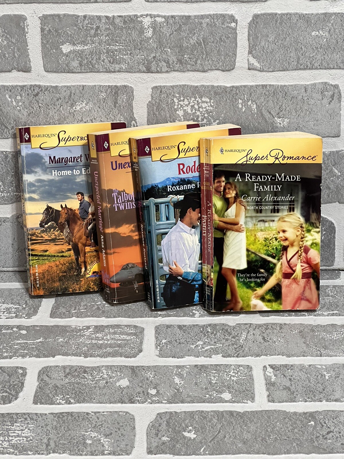 Harlequin Super Romance Series Lot Of 4 Paperback Books