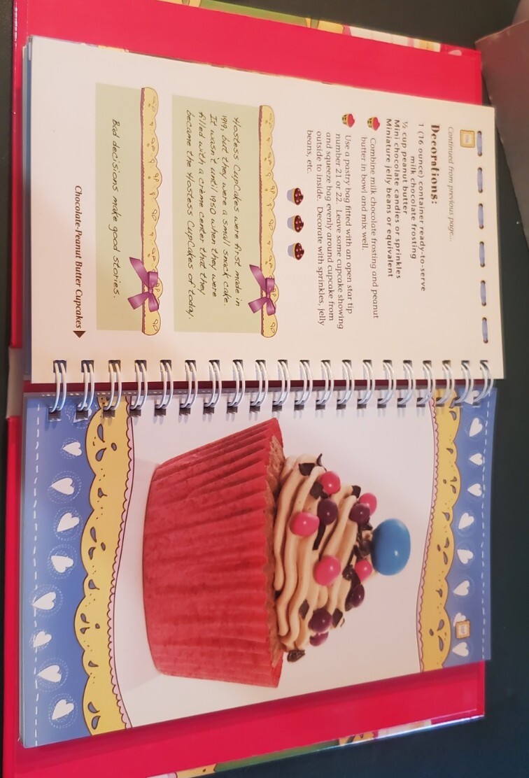 NEW “EASY CUPCAKE RECIPES” Hardback Spiral 2010 Cookbook Resources LLC 174 Pages