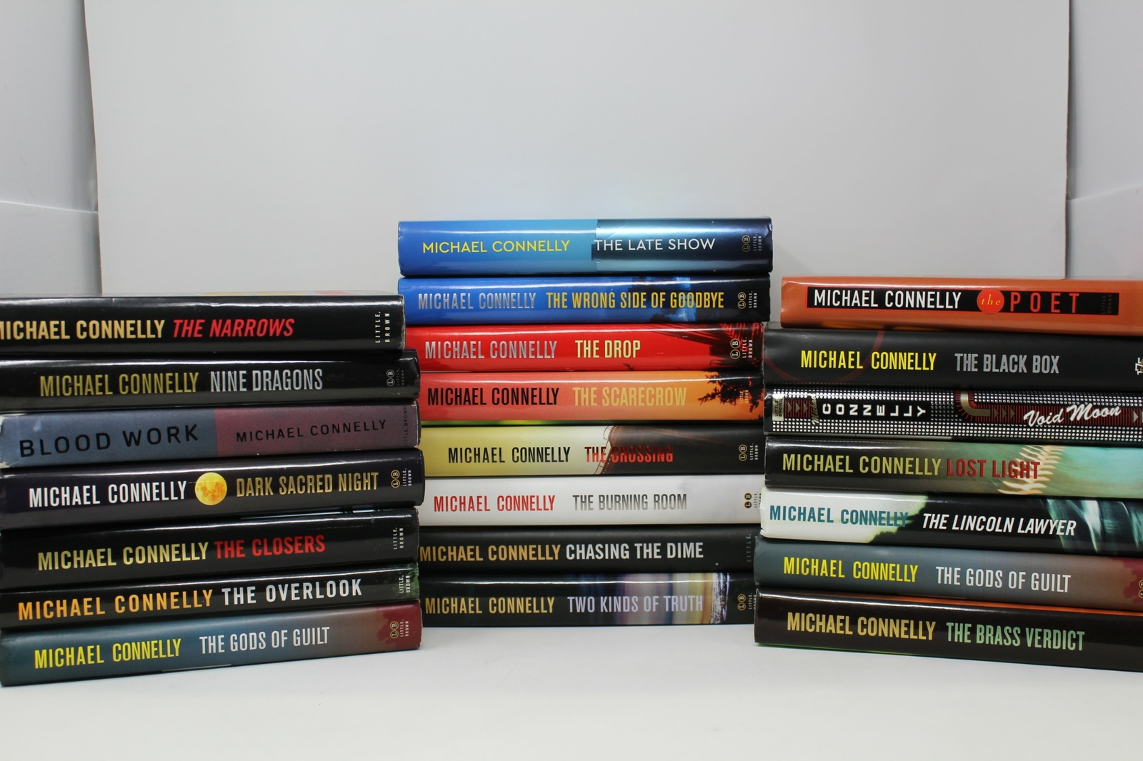 Lot of 10 Michael Connelly Crime Fiction Hardcover Books MIX