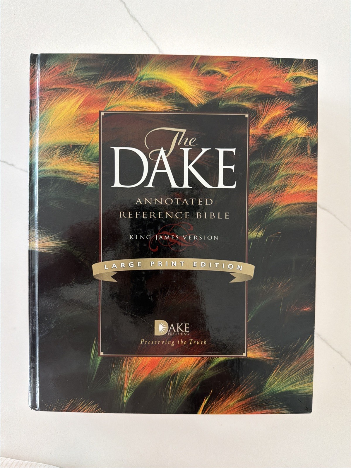 The Dake Annotated Reference Bible King James Large Print Hardcover Book