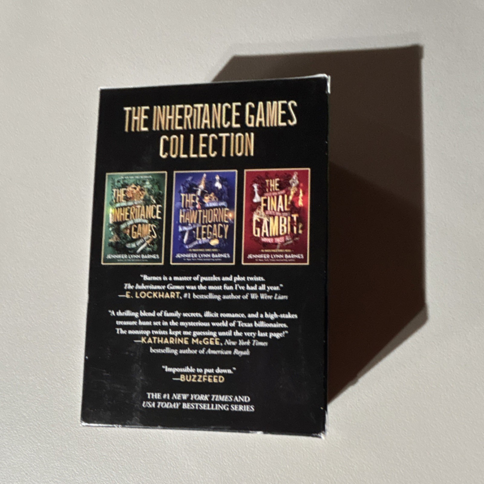 Jennifer Lynn Barnes Inheritance Games Collection Hardcover Box Set 2022