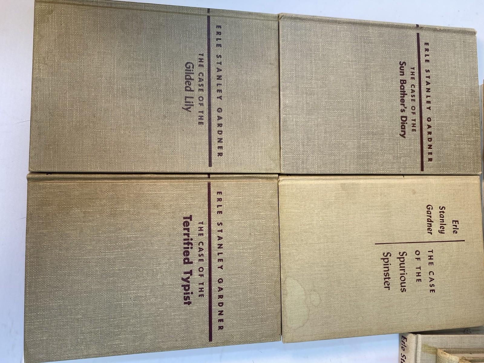 Perry Mason Erle Stanley Gardner Mystery Lot of 25 Hardcovers 1950s 1960s