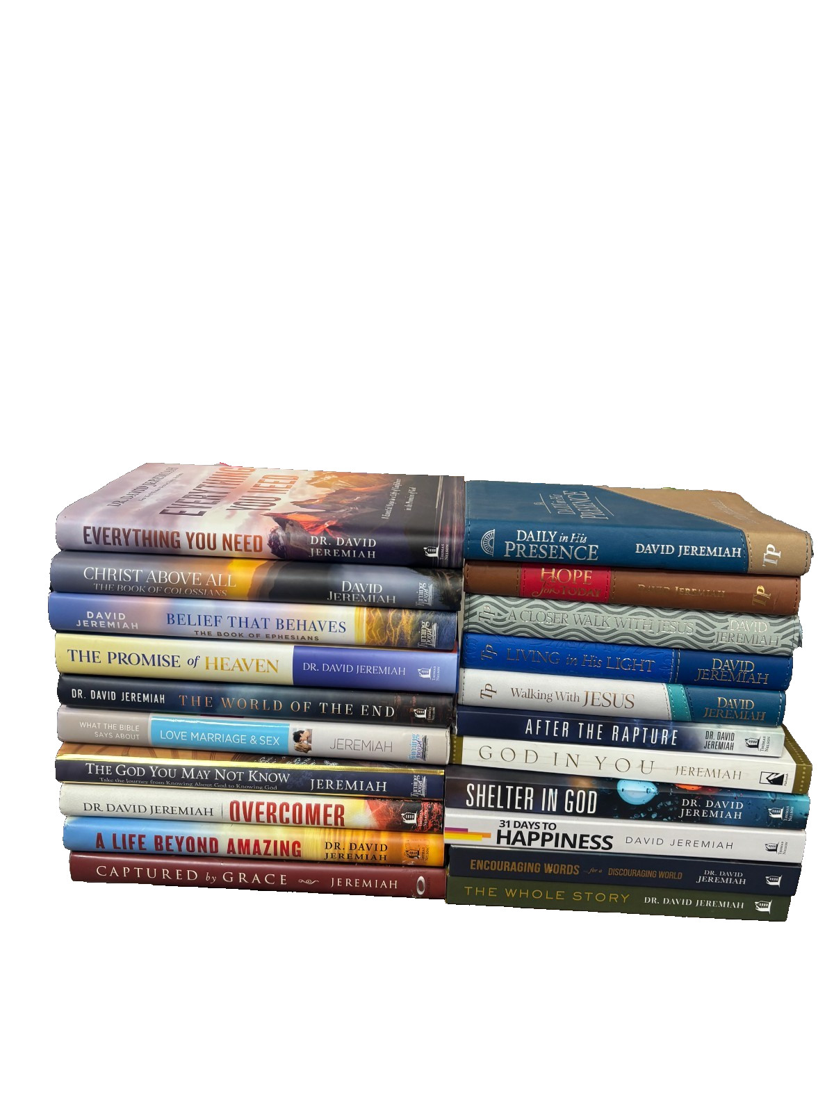 Huge Lot – Dr David Jeremiah 21 Books Hardcover Paperback