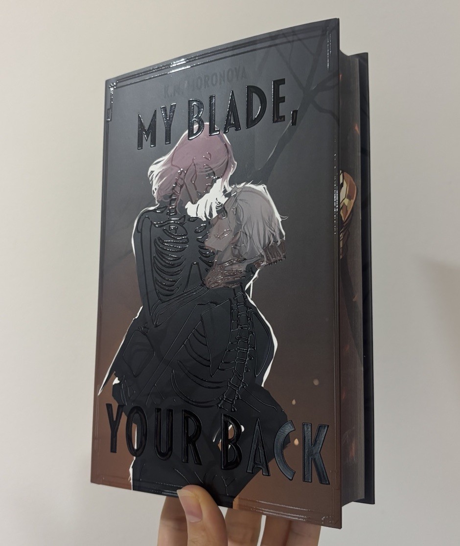SIGNED BucherBuchse: My Blade Your Back By KM Moronova German HB New
