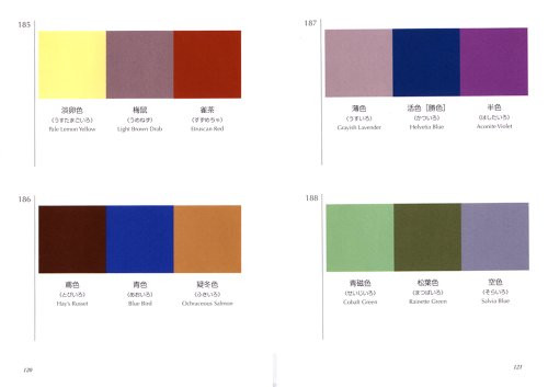 Dictionary of Color Combinations Vol. 1 & 2 English – Taisho & Showa Era Design
