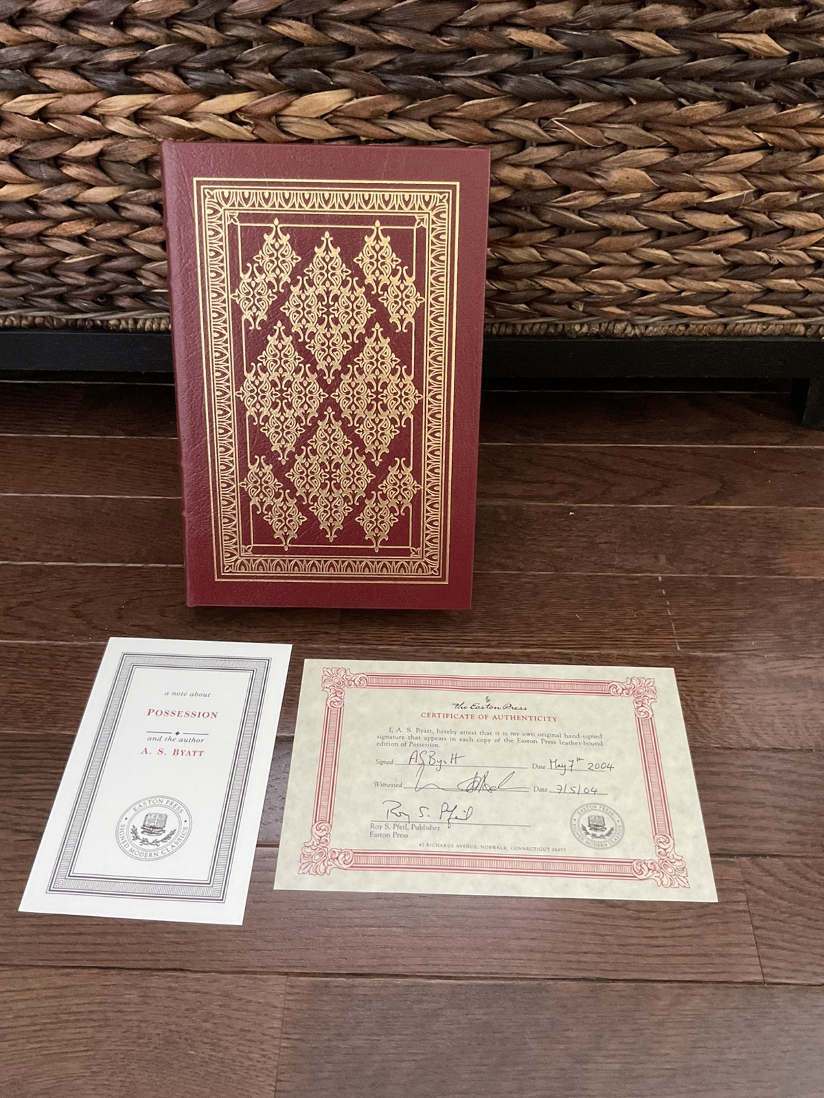 Easton Press Possession – A. S. Byatt Signed Edition W/ COA Leather Bound Unread