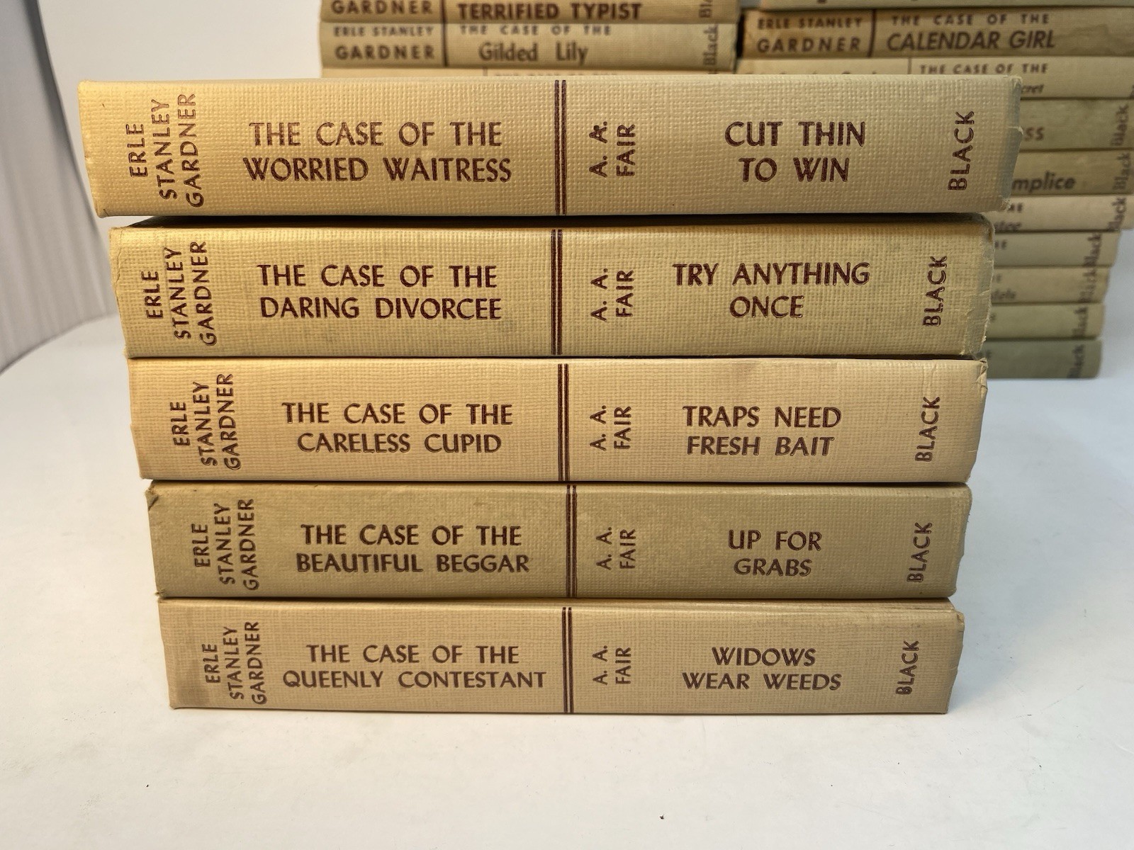 Perry Mason Erle Stanley Gardner Mystery Lot of 25 Hardcovers 1950s 1960s