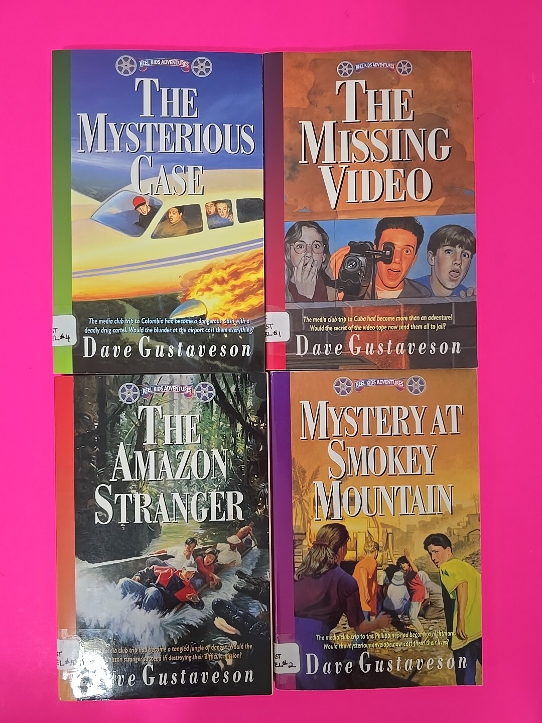 VTG 1990s Reel Kids Adventures Book Set Lot Of 4 Paperback YWAM Evangelism